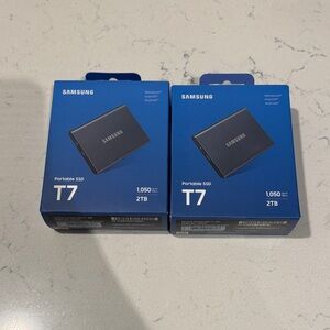 Samsung T7 Portable SSD 2TB - Dark Blue